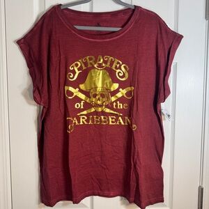Pirates of the Caribbean Red T-Shirt